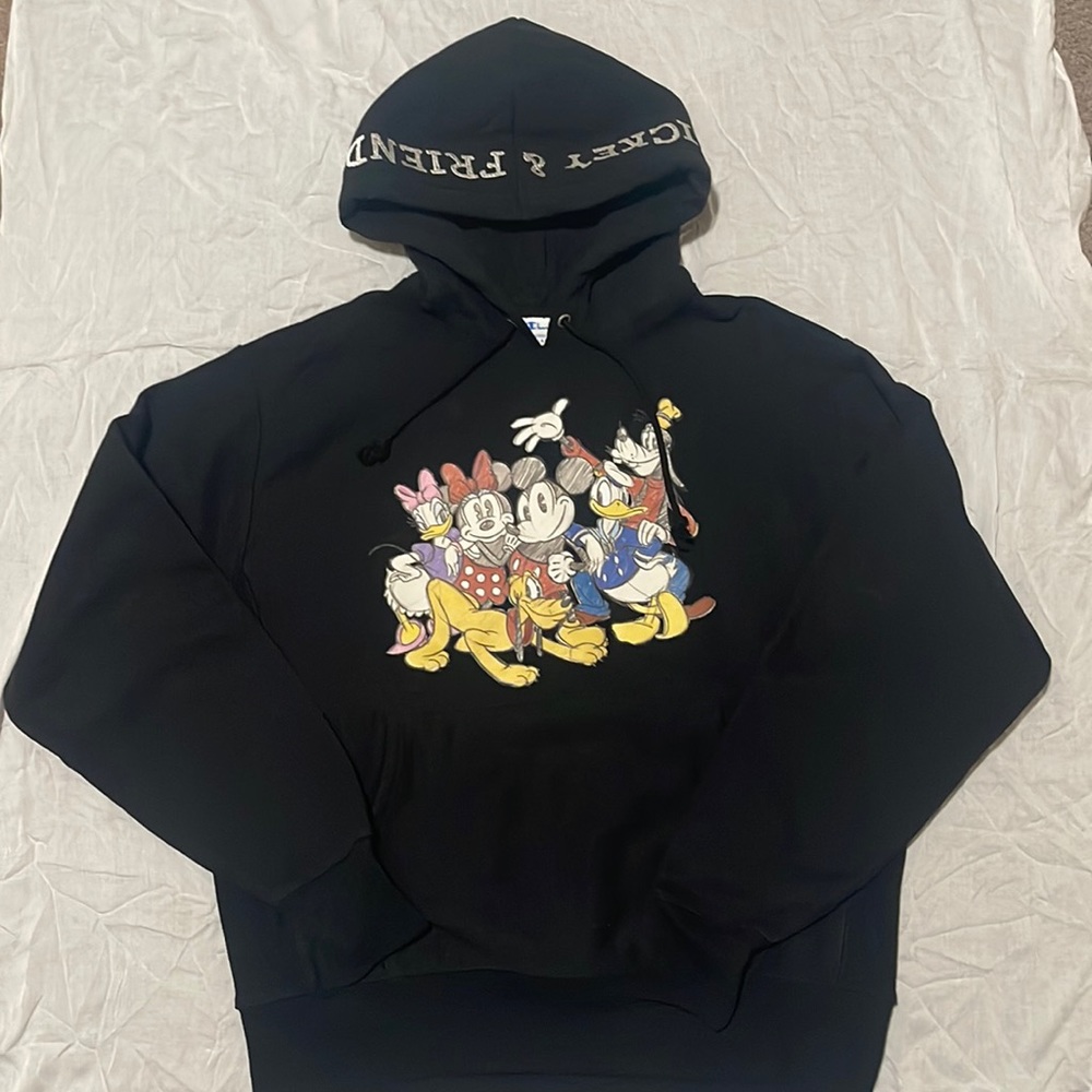 Mickey & Friends Hoodie size Large